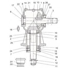 Fujitsu Tractor Assembly Left B020-1500-V311A 	